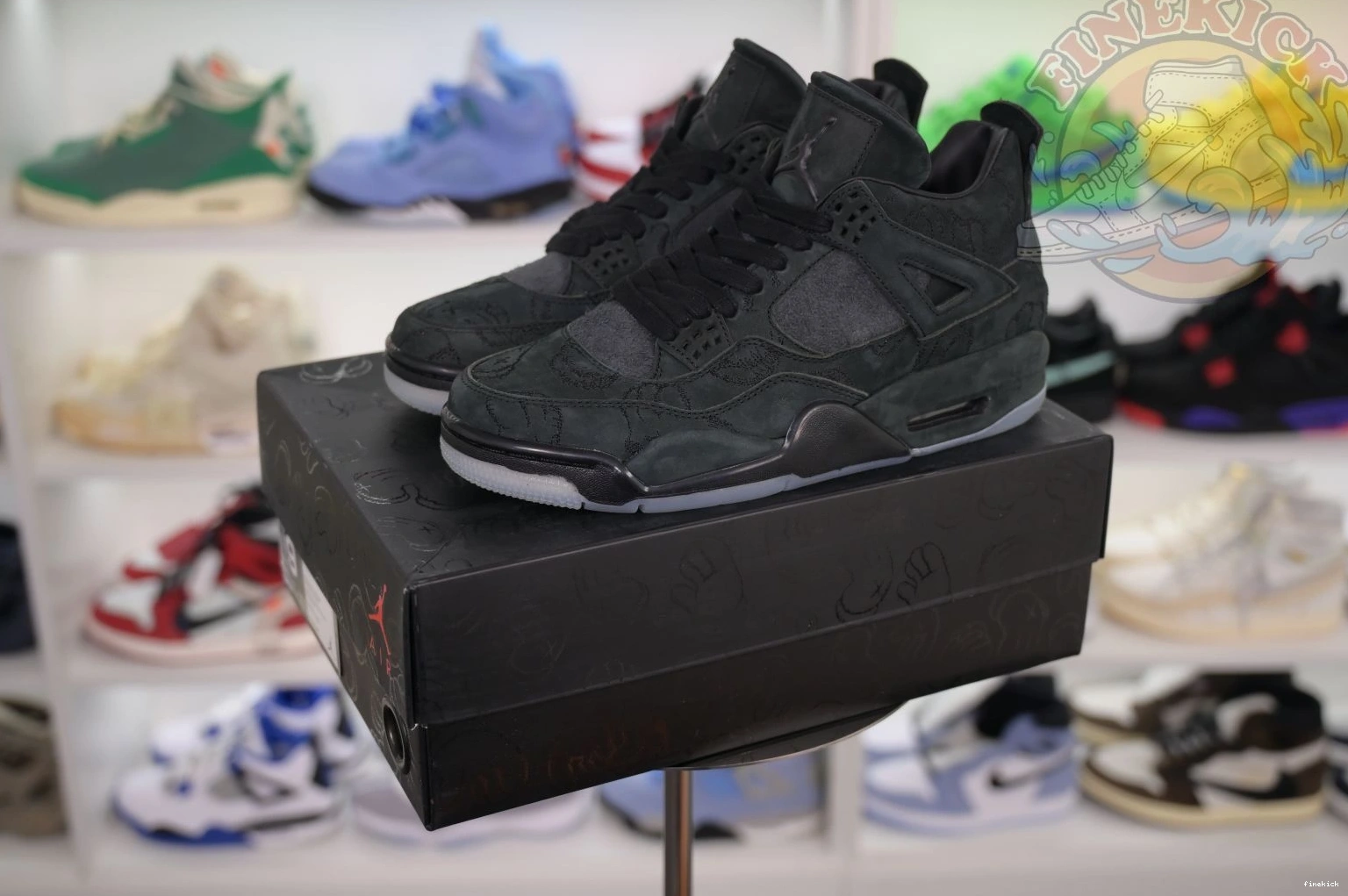 4 Air black Jordan kaws Jordan 0127